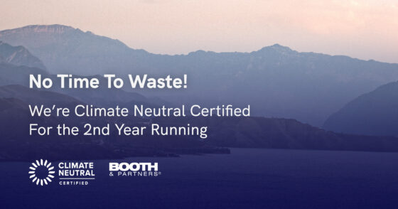 Booth & Partners is Climate Neutral Certified