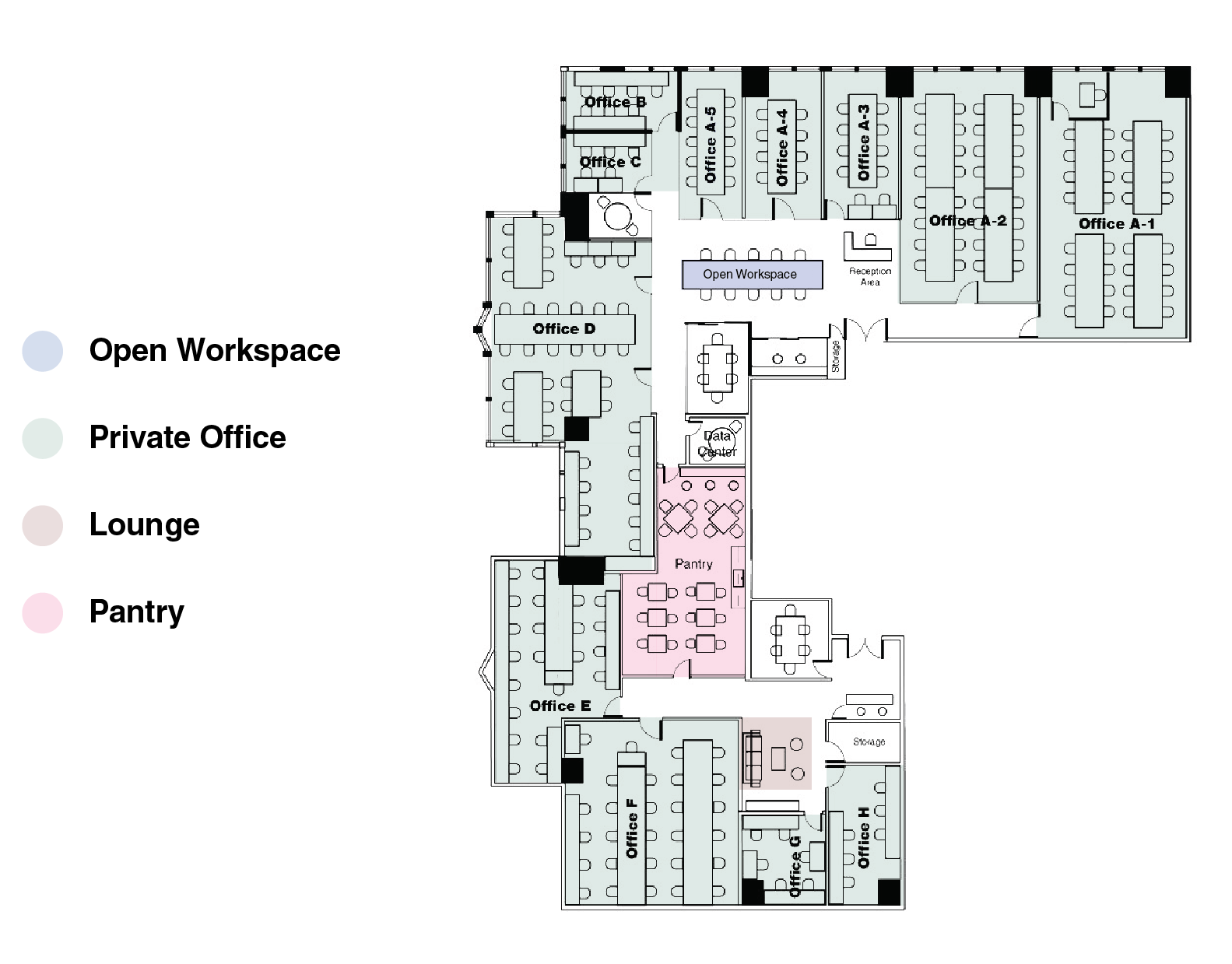 Booth & Partners workspace in Ayala - Floor Plan