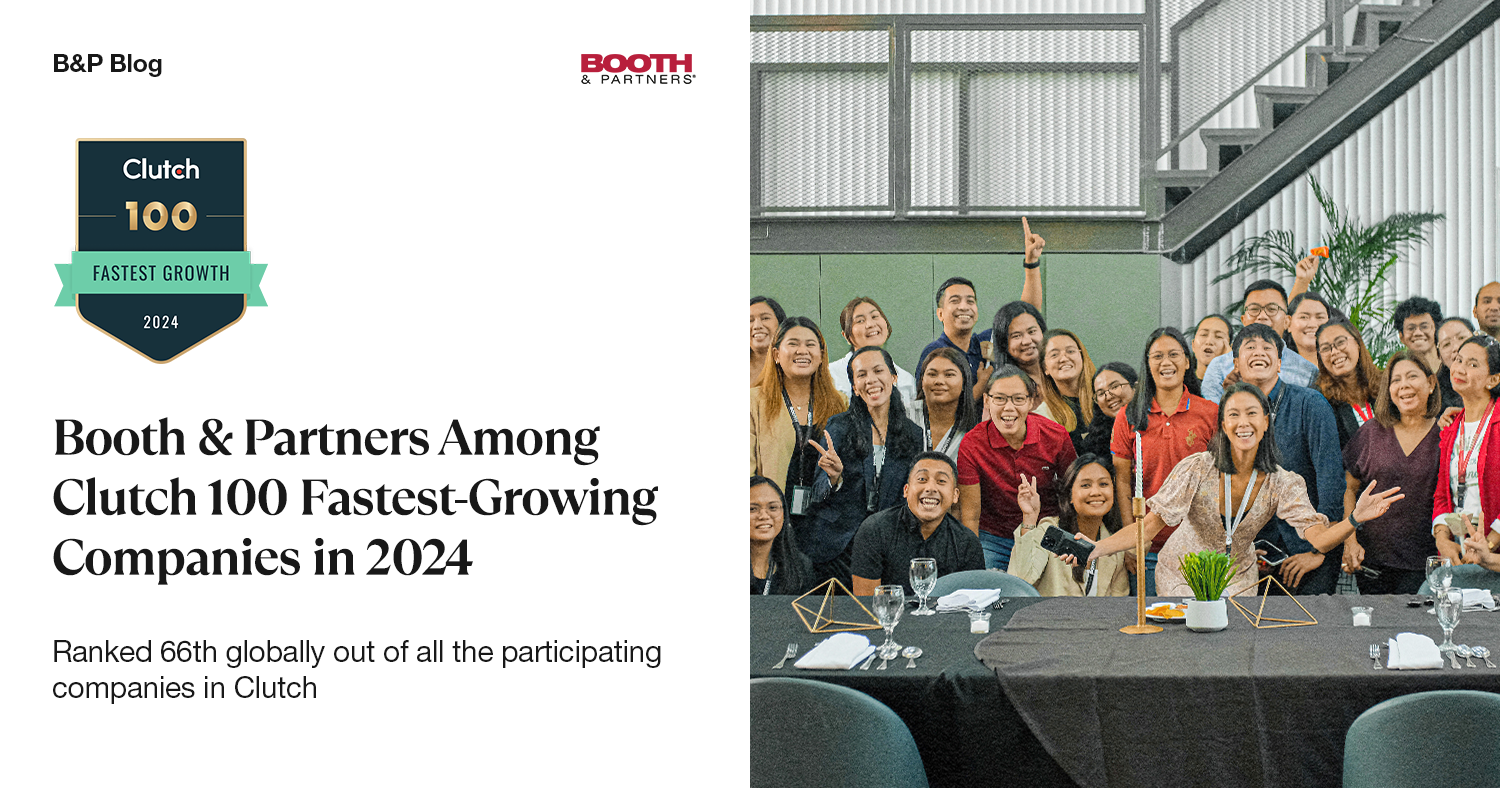 Booth & Partners Among Clutch 100 Fastest-Growing Companies in 2024
