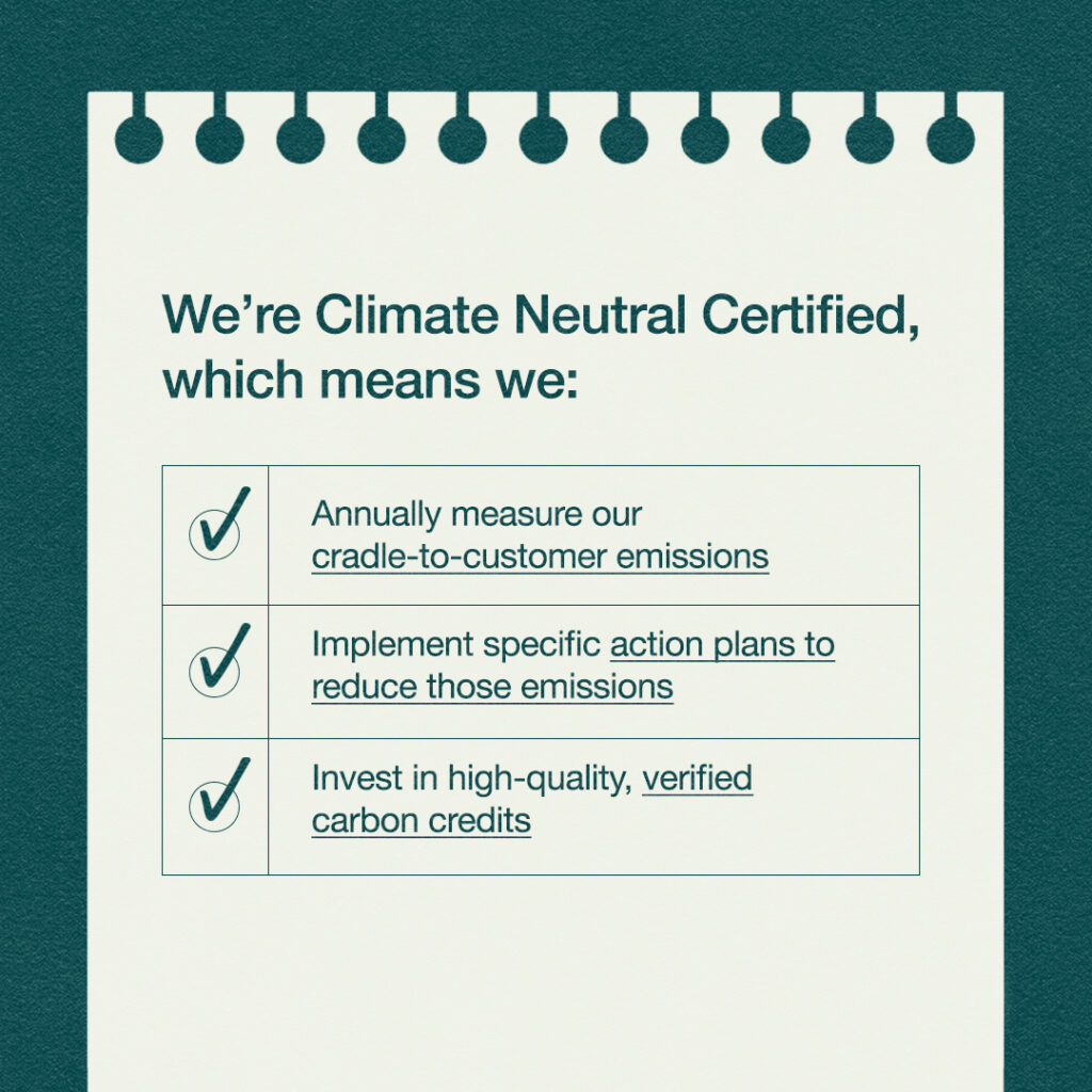 Climate Neutral certified